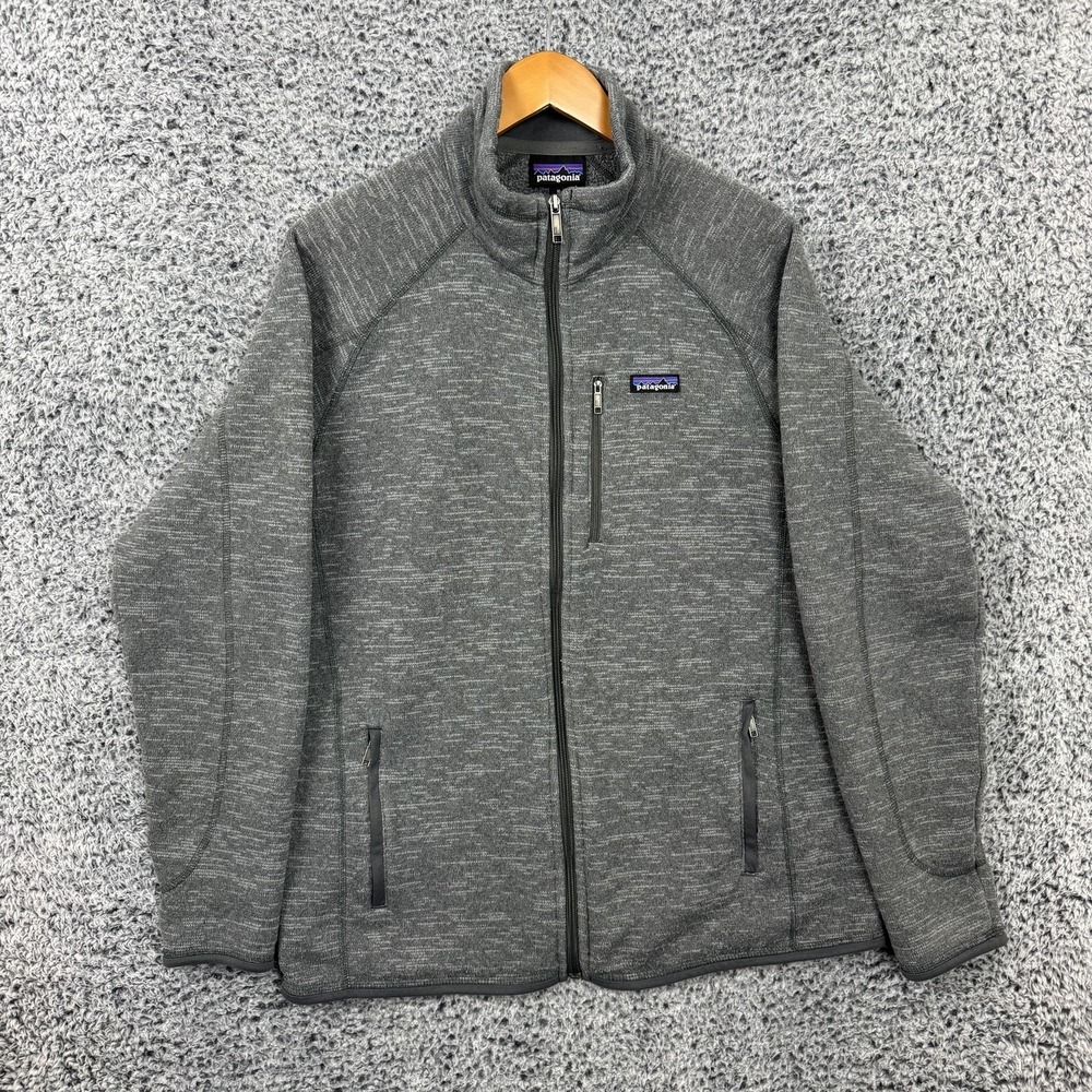 Patagonia Better Sweater Jacket Mens XL Gray Fleece Full Zip Outdoor Hiking